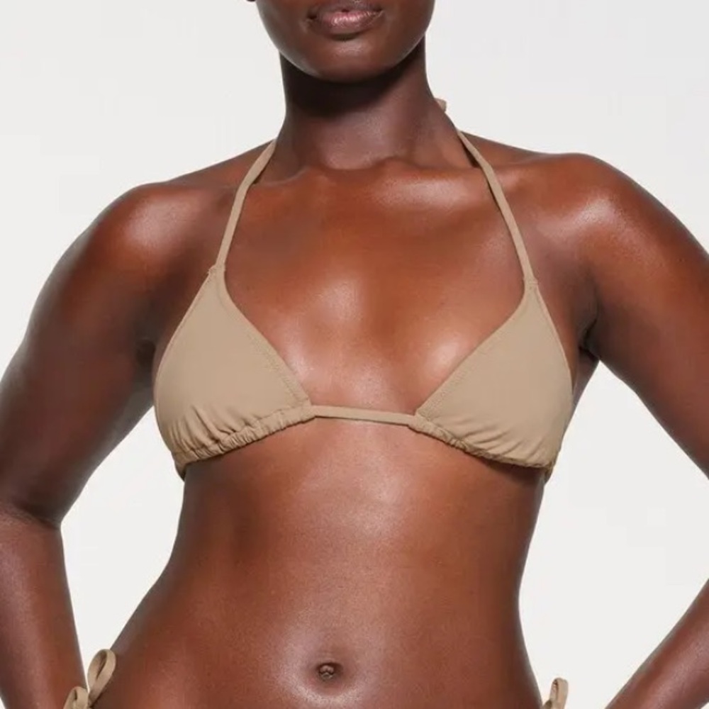 SKIMS Triangle Bikini Top IN DESERT NWT